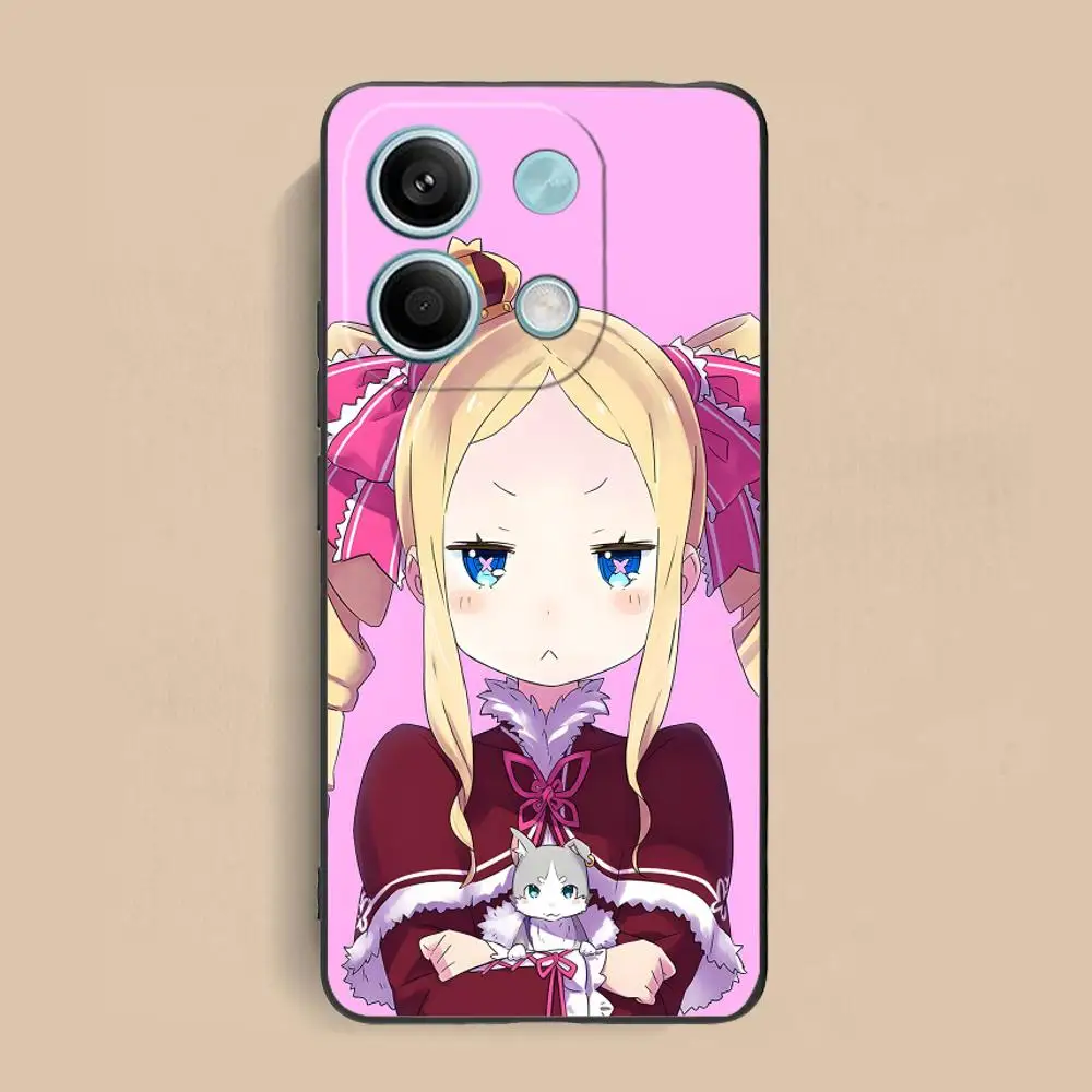 حافظة هاتف محمول ReZero Beatrice لهاتف Xiaomi Redmi Note 14 13 12 11 S Pro Plus 4G 5G غطاء طباعة ملون للهاتف الذكي جميل #6