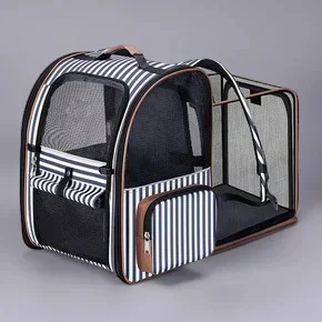 Expandable Pet Carrier Backpack For Small Cats And Dogs Airline Approved Foldable Dog Carrier With Comfortable Inner Padding
