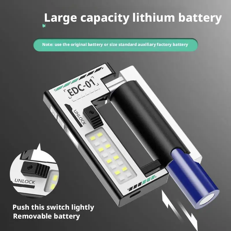 C5 LED Ultra Bright edc Flashlight Waterproof High Brightness Work Key Light Camping with Ultra Long Endurance Emergency Lights