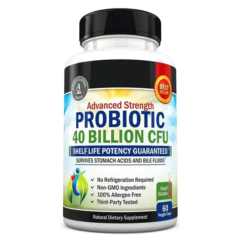 

1 bottle of probiotic capsule promotes digestion health energy absorption protects intestinal peristalsis as a health food