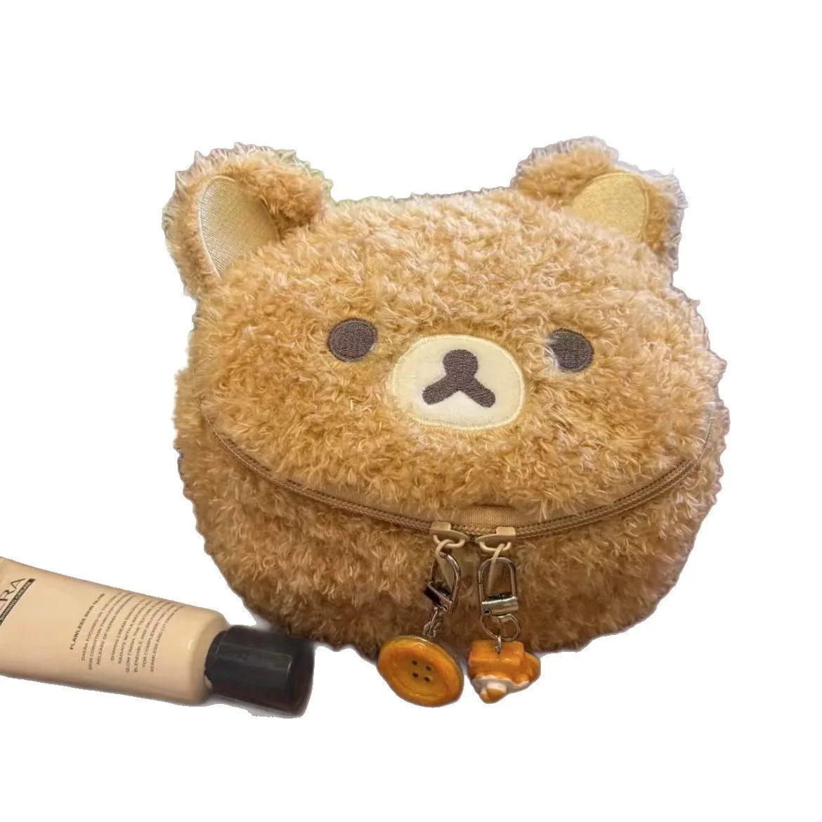 New Plushes Makeup Bear Cosmetic Bag Women Jewelry Storage Pouch Girl Organizer Handbags Gift Hot Sales ﻿ image 5
