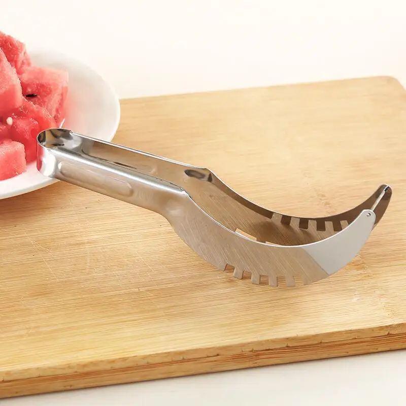 Stainless Steel Windmill Watermelon Cutter 1PC Fruit Slicer Artifact For Effortless Salad Preparation view 6
