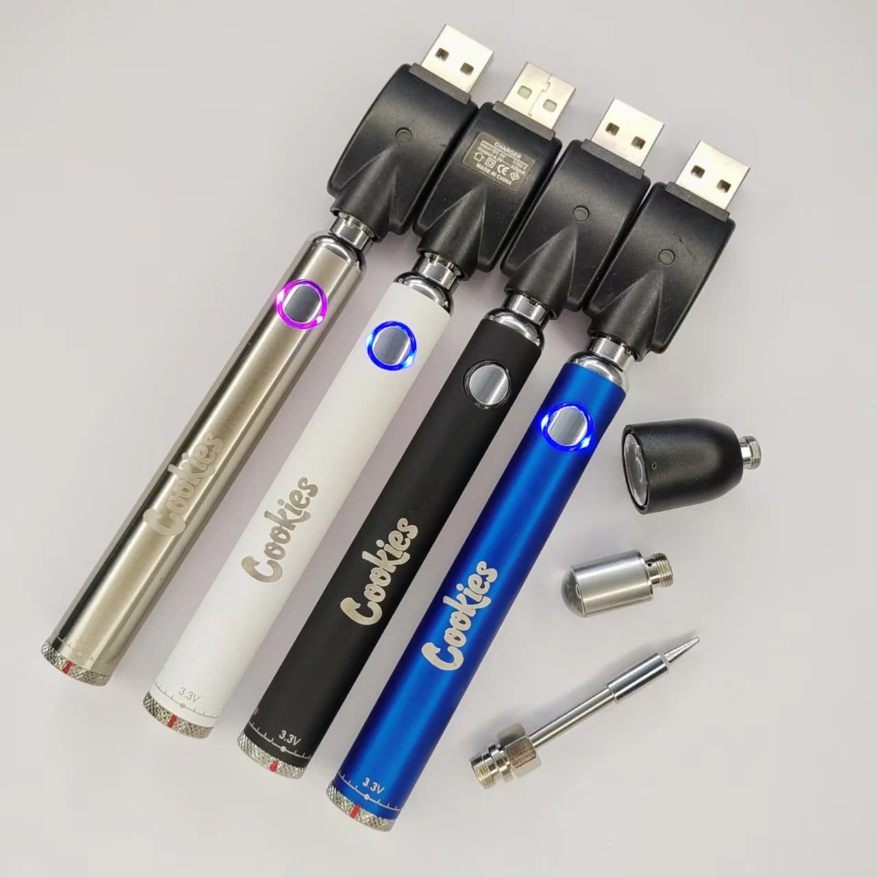1pcs Portable Cookies DIY Electric Iron with Battery , Suitable for 510 Thread Connection Electronic Soldering And Repair Tool