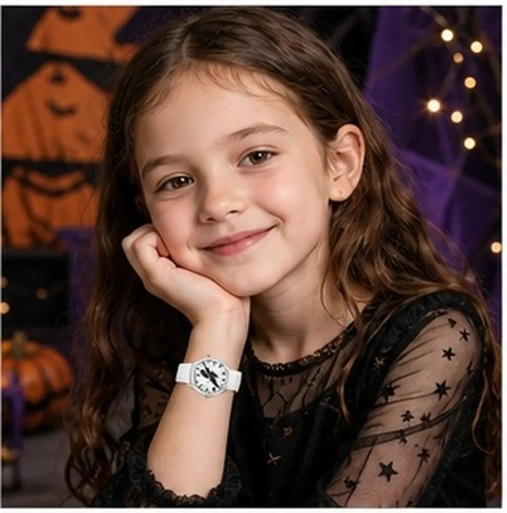 Halloween Witch Pattern Watch Watch Gift Watch for Quartz Watch Watch