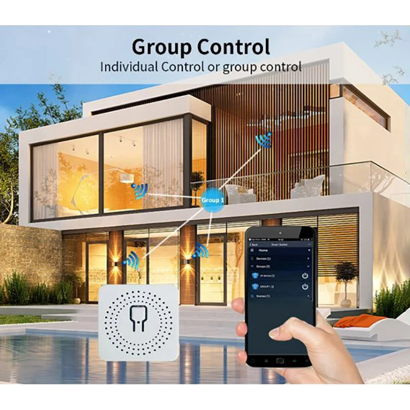 Cozylife 16A/20A WiFi Smart Switch Interruttore automatico Modulo relè Interruttore timer APP Controllo vocale Funziona con Alexa Google Home Alice