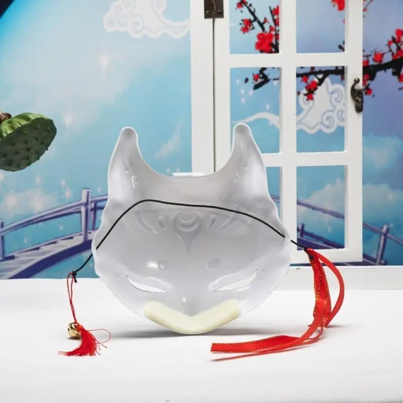 

652F Masquerade Mask Halloween Animal Face Mask Half Face Mask Masquerade Foxes Mask for Women Men Halloween Cosplay Event