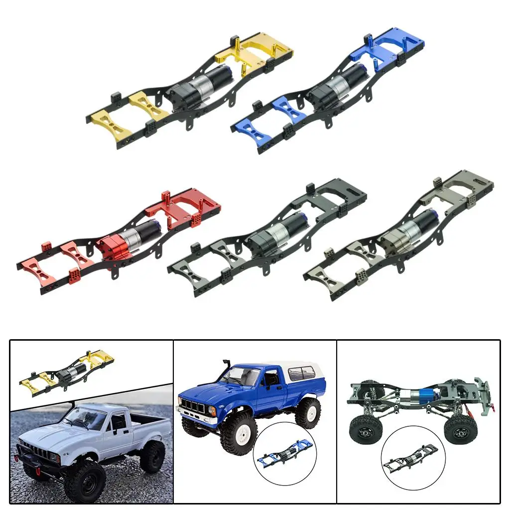 

Chassis Body Sheel 370 Motor for WPL C14 C24 1/16 RC Truck