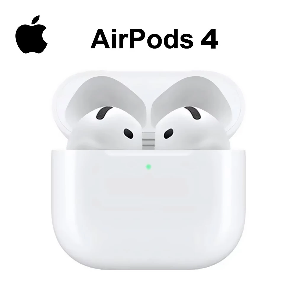 Écouteurs sans fil Apple AirPods 4, avec suppression Active du bruit, Mode de transparence Audio adaptatif, chargement sans fil Audio spatial