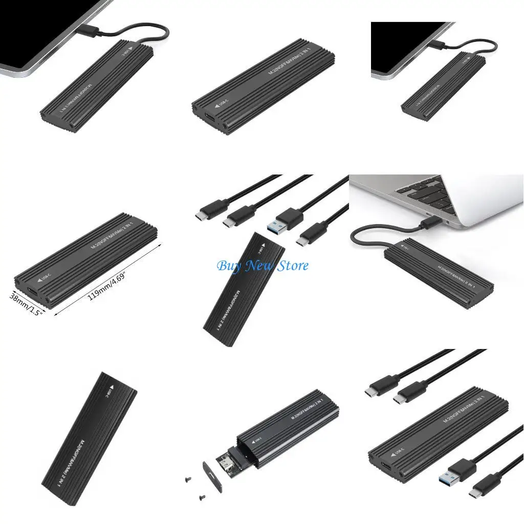 

20CE M.2 SSD Enclosure NVMe 10Gbps PCIe SSD Box for NVME PCIE SSD Disk Box NVMe M