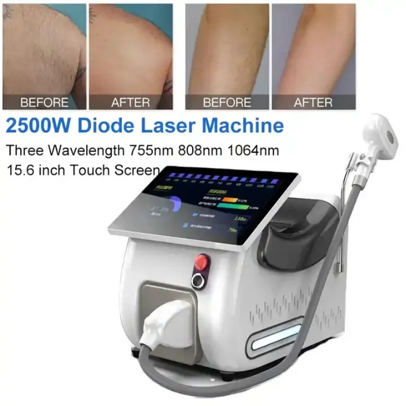 

ICE Portable 808 755 1064 Laser Freezing Point Painless Epilator 808nm Laser Diode Laser Painless Hair Removal Machine