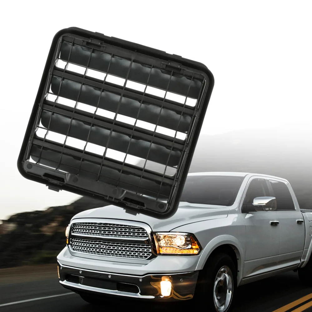 Black Body Side Aperture Exhauster Cab Vents for RAM 1500 2500 3500 2014-2020 Rear Air Pressure Cabin Vents 68323649AB