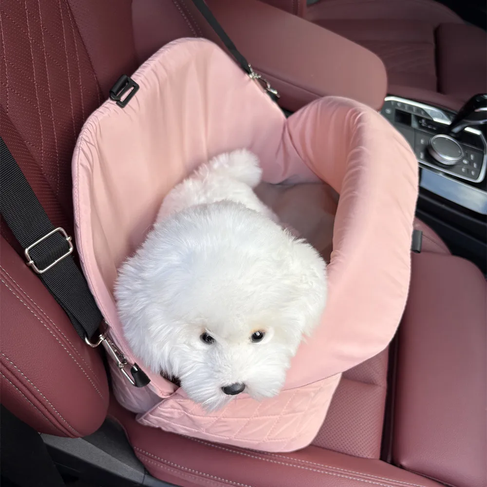 Dog Cats Car Seat Protector Bag Portable Soft fabric Dog cat Carrier Bags, for Dogs Cats Travel Warm Shoulder Bag Dog Supplies