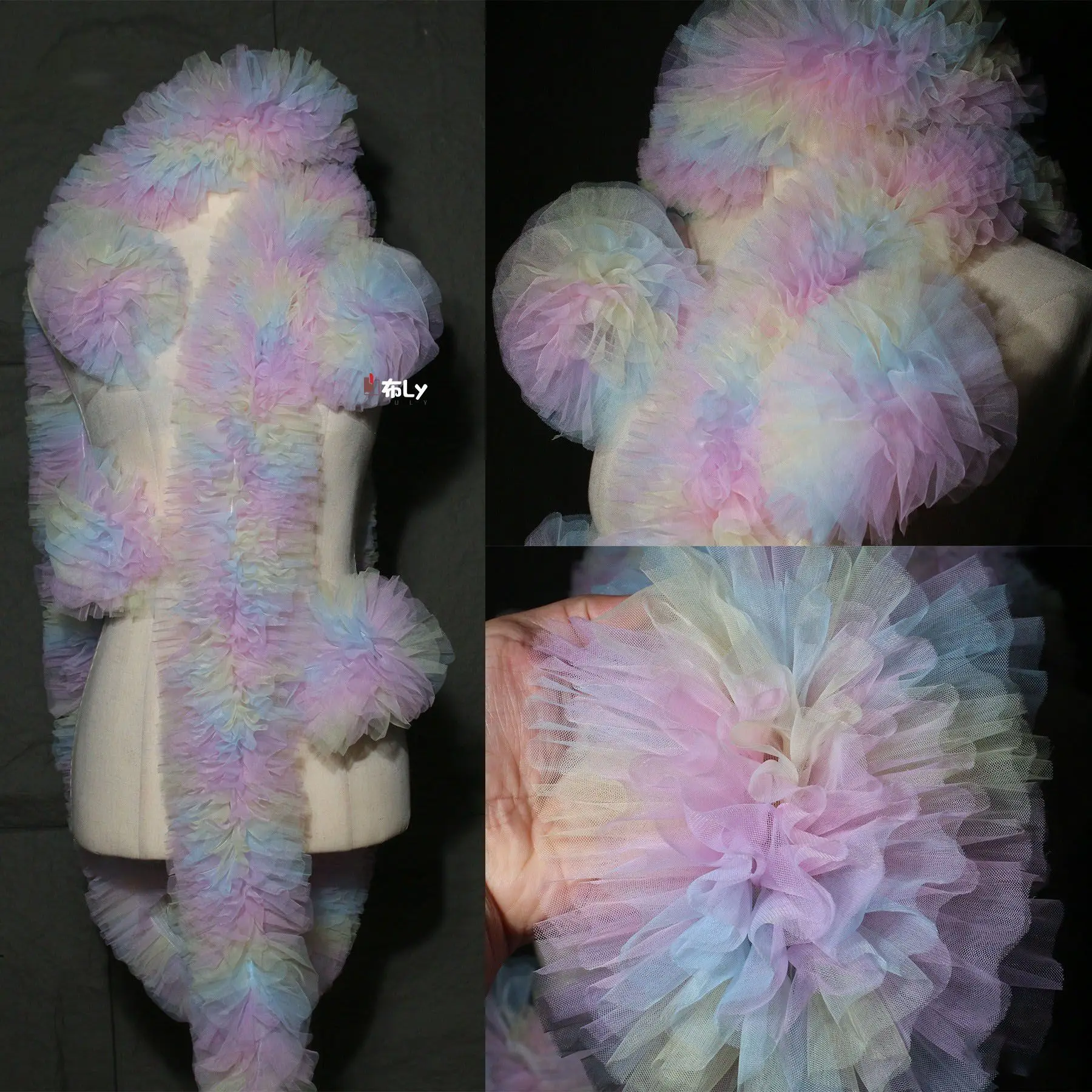 Used for the hem of dance skirts, lace accessories, curtain backgrounds, handmade decorations, and fabric for clothing design