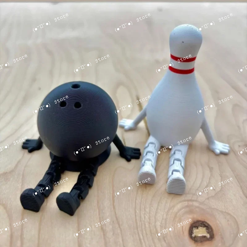

bowling buddy bowling partner bowling 3d printed ornaments home decoration