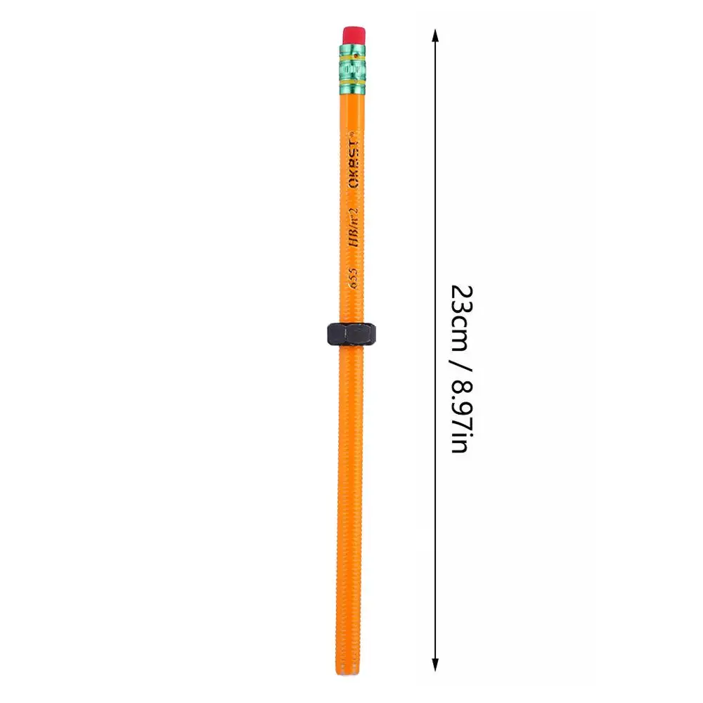 회전 너트가 있는 어린이용 펜 - 교실 집중력, 불안 또는 감각 놀이를 위한 스트레스 해소 장난감