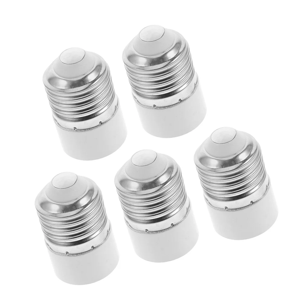 

5Pcs Light Bulb Adapter E27 to Mr16 Socket Converter Efficient Heat Dissipation Sleek Appearance Fits Any Interior Decor