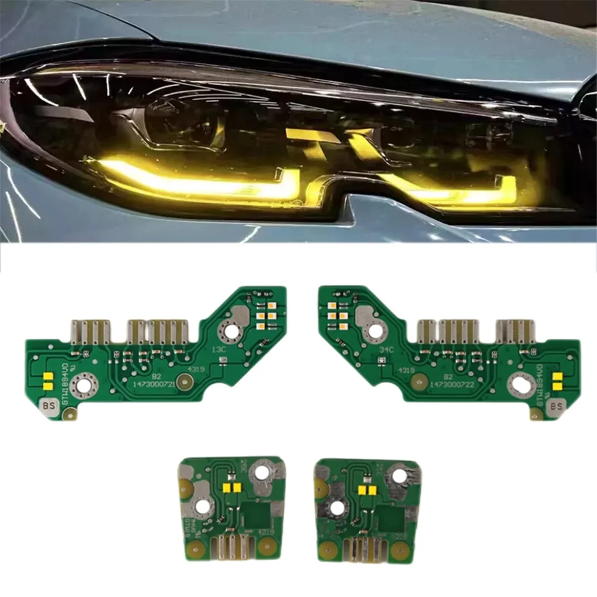 DRL LED Board Chips Daytime Running Light Module Set for BMW G20_Y80A