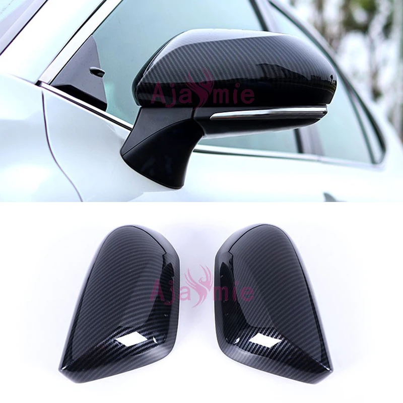 

Для Toyota Camry 2018, крышка дверного зеркала, серебряная цветная панель из углеродного волокна, накладка из АБС-пластика, хромированная рамка, аксессуары для стайлинга автомобилей