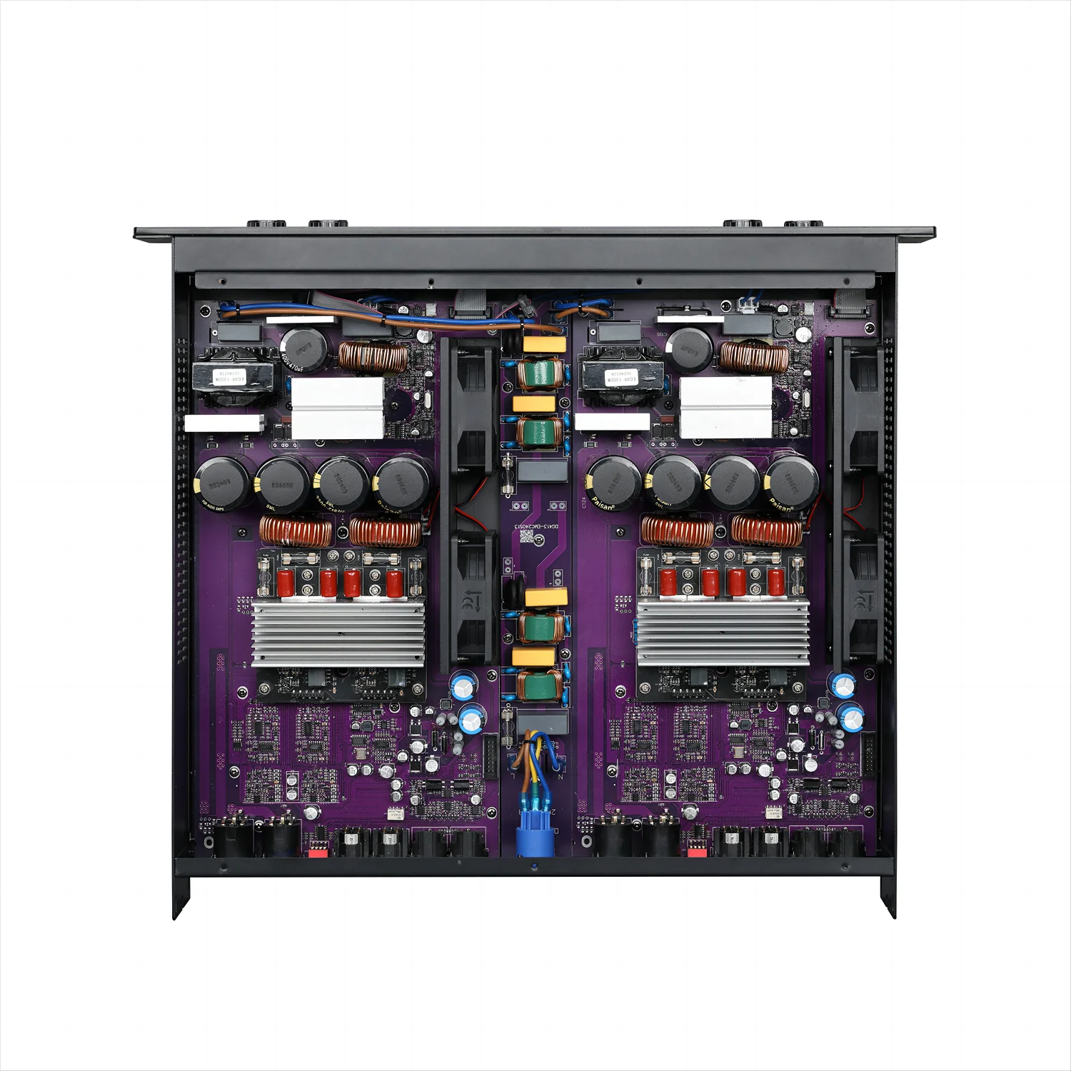 DM Professional 4 Channel Class d 2U Digital Audio Power Amplifier Sound Equipment for Outdoor Stage Performance KTV Conference