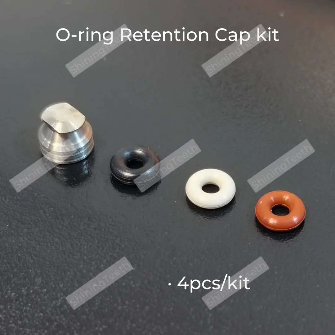 

Dental O-ring Retention Cap kit for Overdenture Retention for Ball Abutment Attachments fit Compatible O-S-S