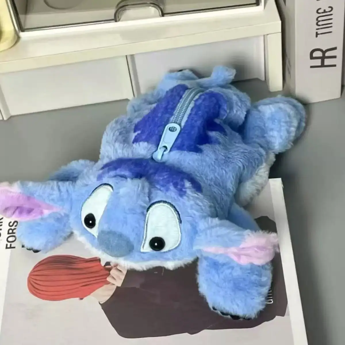 Pluszowy piórnik Stitch, uroczy, Disney, anime, kawaii, etui na długopisy, szkolny, domowy, pudełko na artykuły piśmiennicze, pluszowe torby Stitch, prezent, zabawka.
