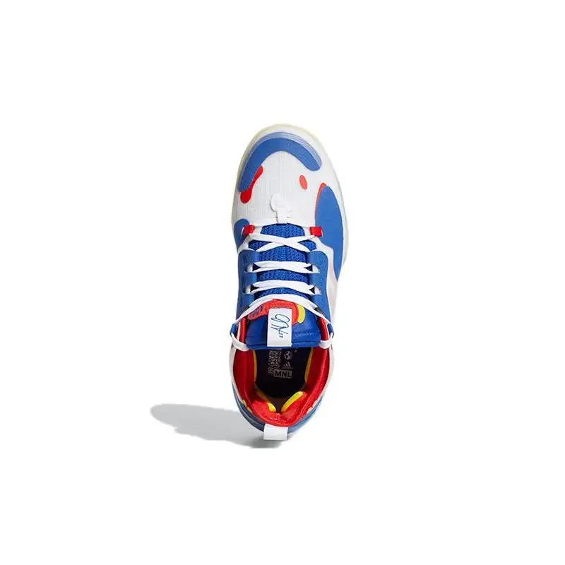 Adidas Harden Vol. 5 sepatu Sneakers fuwentural Cloud putih Royal biru Vivid Red GY7489