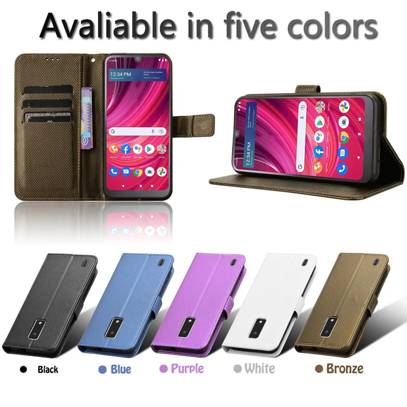 Роскошный флип-чехол для телефона BLU View4 со стразами и ремешком для телефона BLU View 2 B130DL View 3 B140DL