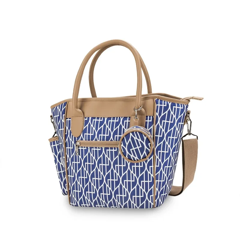 

Printed multi-functional mom bag, single-shoulder crossbody mom bottle insulation, lightweight and waterproof bag