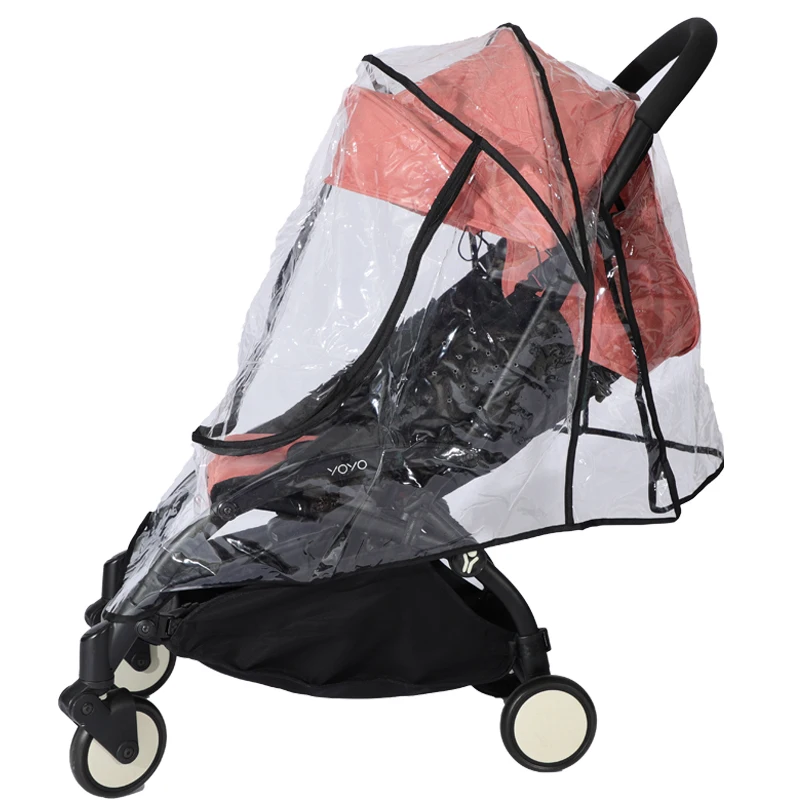 Kinderwagen Regenschutz Universal Eva Full Cover Regenmantel fit Yoyo Cybex Yoya plus Wind Staubs chutz Kinderwagen Kinderwagen Zubehör – Detail 1
