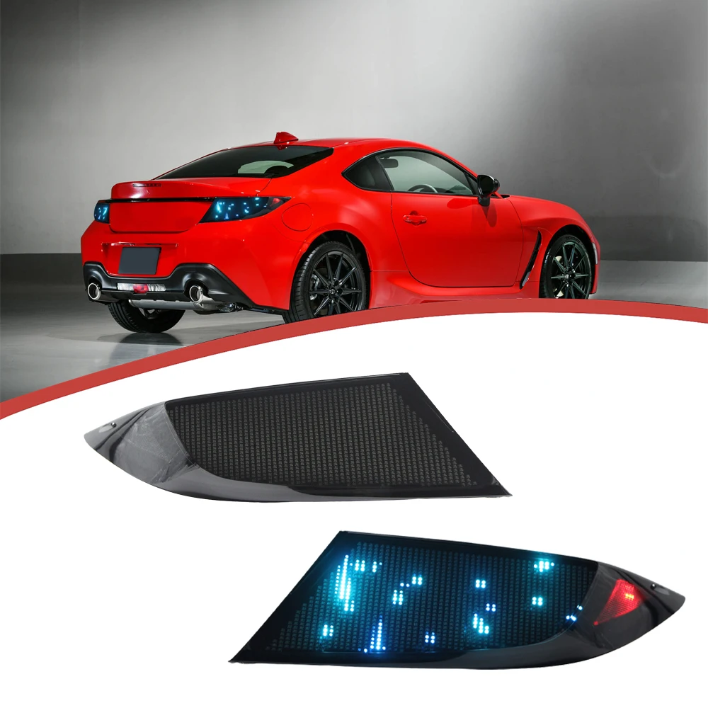 

DK Motion Car Rear Lamp For Toyota 86 GR86 2022-UP Scion FR-S Subaru BRZ LED Tail Lights Digital Sequential Signal Taillights