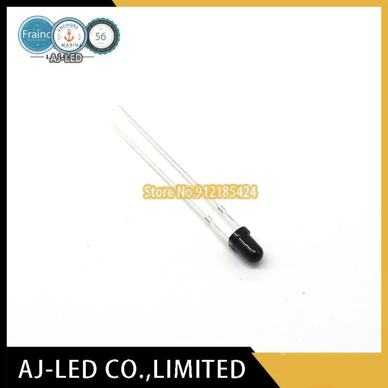 

50pcs/lot LTR-4206E Infrared receiver tube Photosensitive receiver tube 3mm wavelength 940nm new