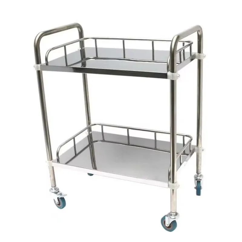 Beauty salon spa treatment cart, aluminum alloy frame, medical beauty instrument cart