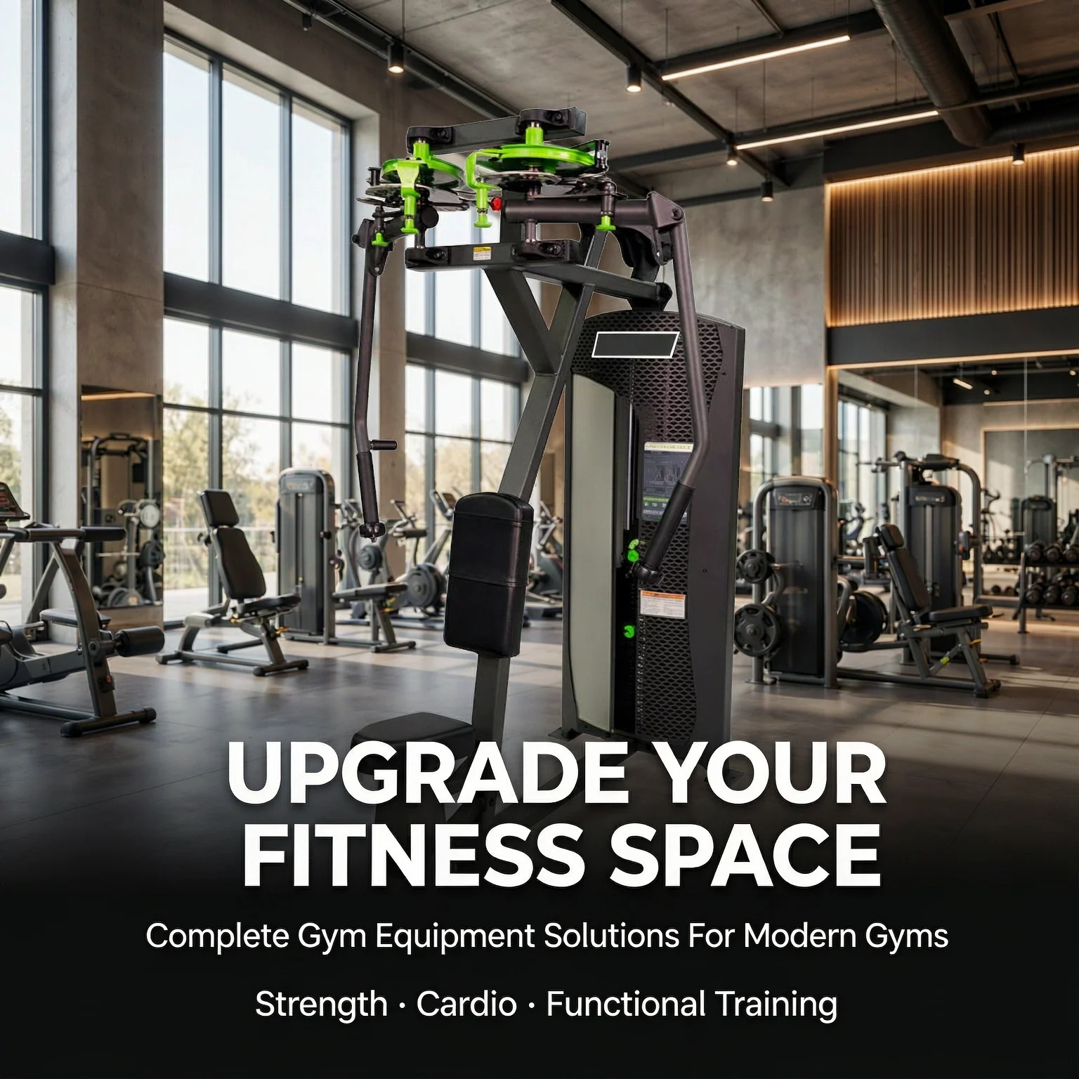 All in One Gym Equipment Solutions Pec Deck Reverse Fly Machine Cpmbo Pin-Loaded Machine for Commercial Strength Training