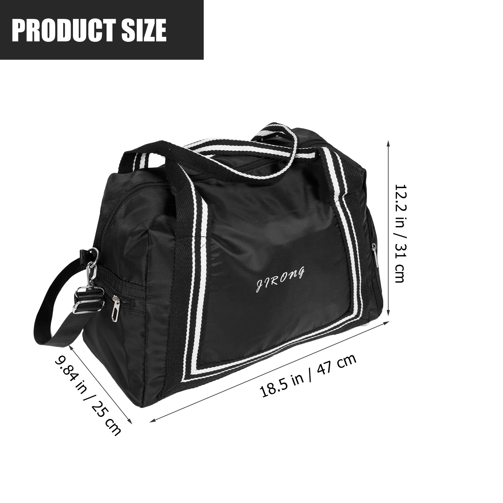 حقيبة سفر من القماش الخشن سعة 25 لتر، حقيبة رياضية محمولة ذات سعة كبيرة للرجال والنساء، منظمة لرحلات السباحة واليوجا وعطلة نهاية الأسبوع #2