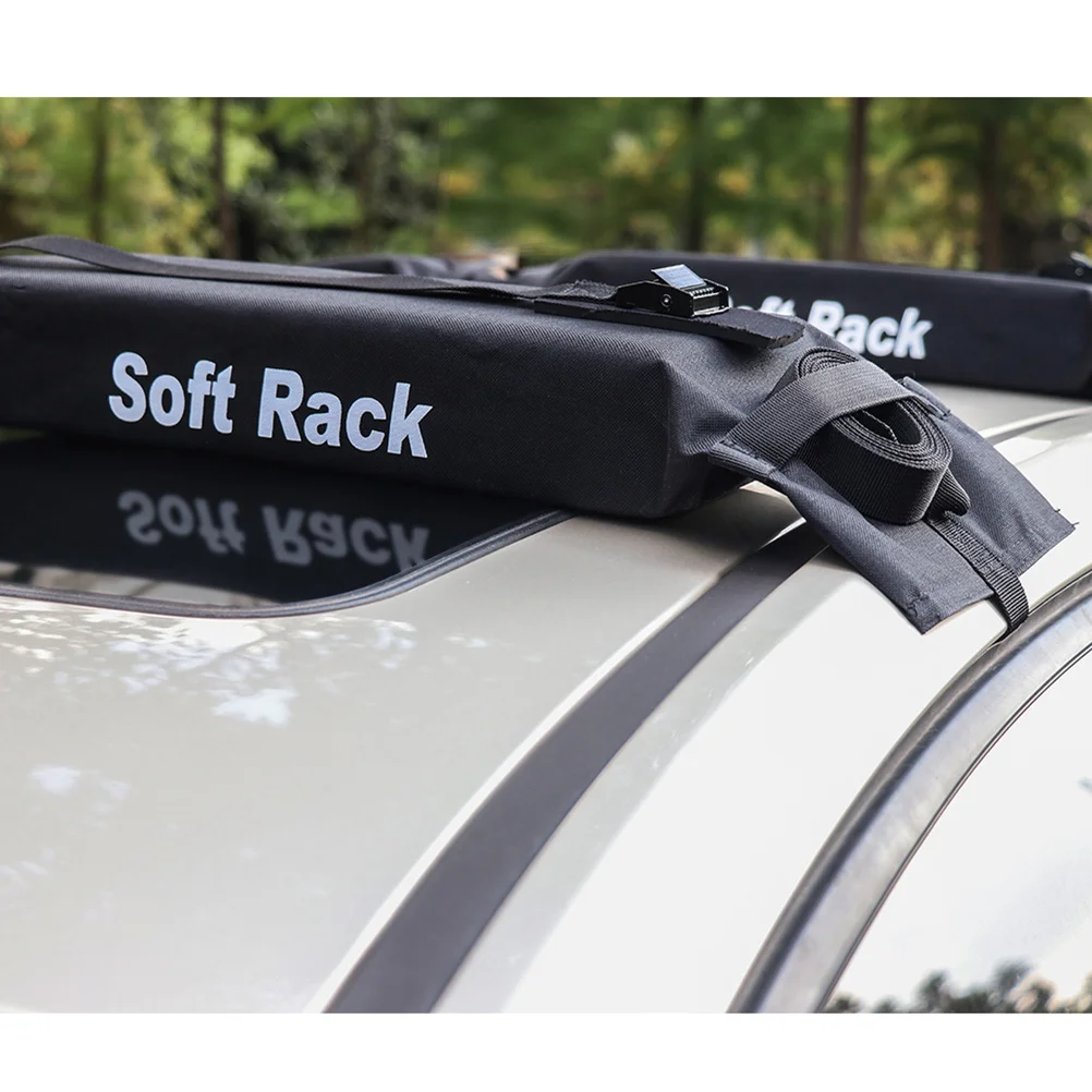 

2Pcs Universal Car Roof Rack Foldable Heavy Duty Water Resistant Luggage Bag Anti-Scratch Soft Bottom Roof Cargo Carrier