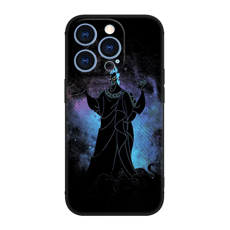 Disney Hades Villains Phone Case For Apple iPhone 14 13 12 Mini 11 Pro XR X XS MAX 6S 7 8 Plus 5S SE 2020 2022 Black Cover