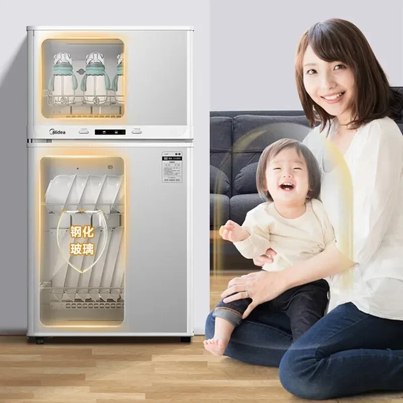 ميديا-أدوات المائدة للمطبخ معقم ، خزائن درجة حرارة عالية مطهر ، آلة تطهير المنزل ، معقم خزانة