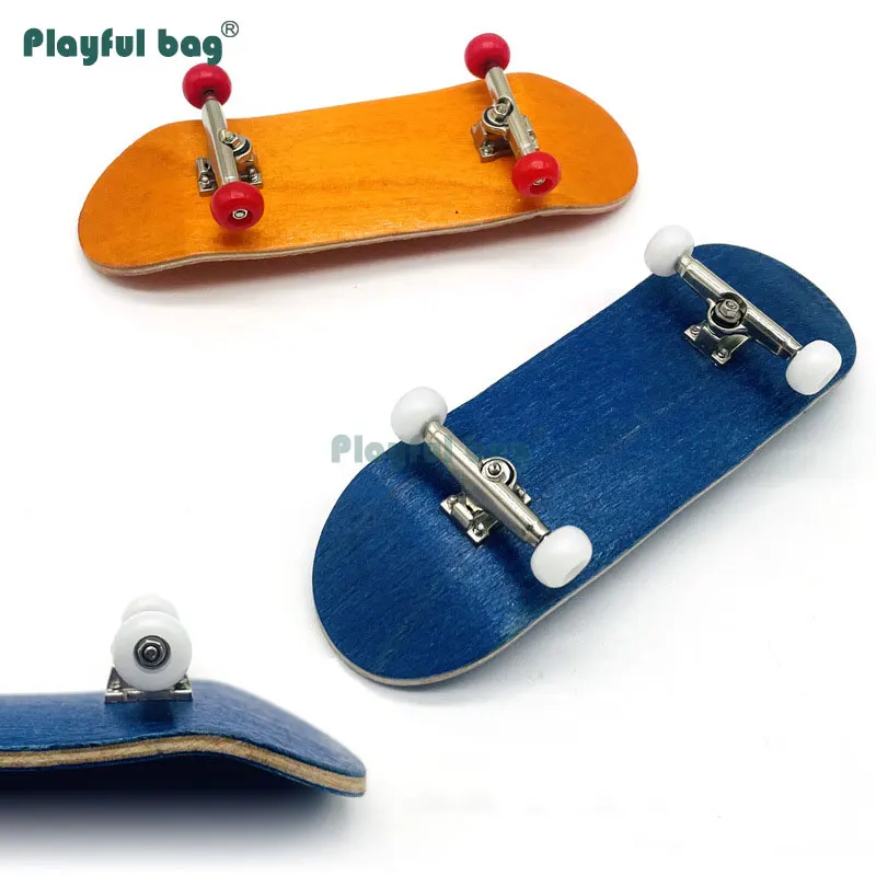 32 34MM fingerboard Maple deck Double rocker Mini finger skateboard Leisure Finger board accessory Decompression toys AMB238