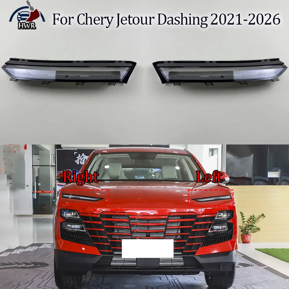 

Daylight Lens 2021 2022-2026 For Chery Jetour Dashing Front Headlight Cover Transparent Lampshade Headlamp Shell Plexiglass