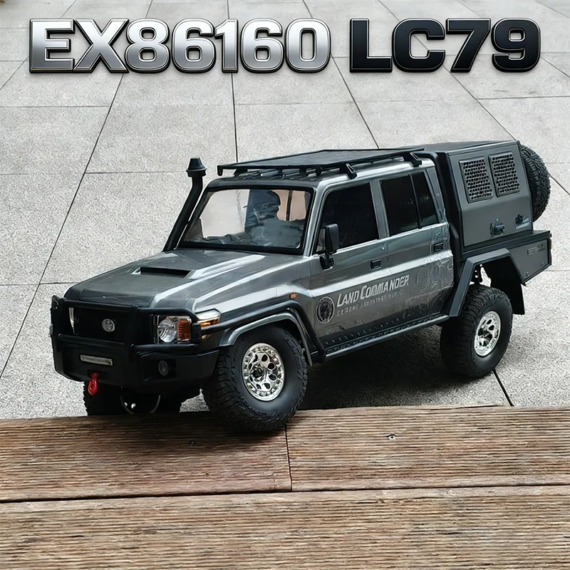 RGT EX86160 1:10 READY TO-RUN ROCK CRAWLER LC79 Commander Remote Control Climbing Vehicle Simulation Off Road RC Model Vehicle