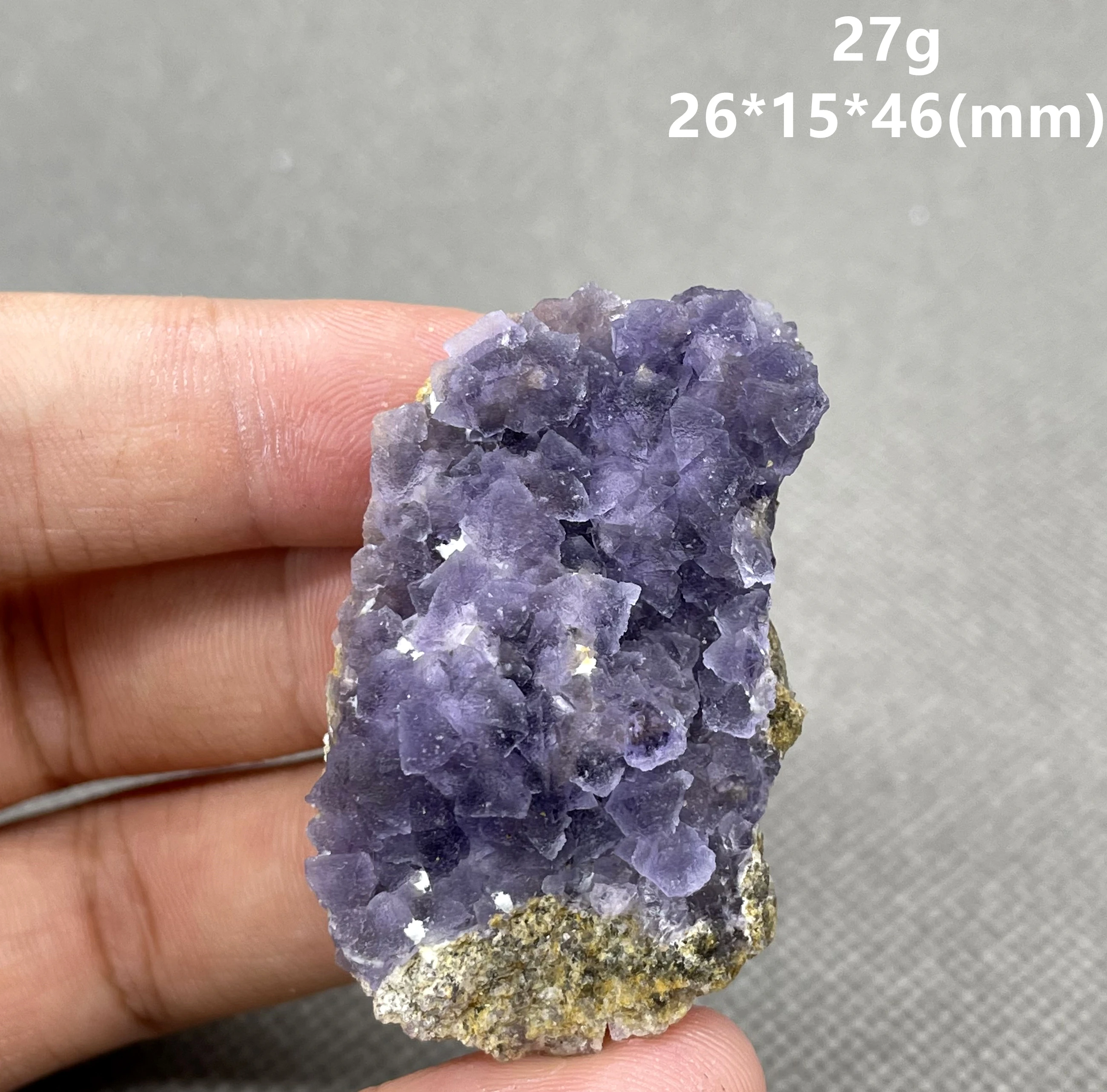 

NEW! 100% Natural Yaogang Immortal Octahedron Purple Transparent Fluorite mineral specimens Stones and crystals Healing crystal