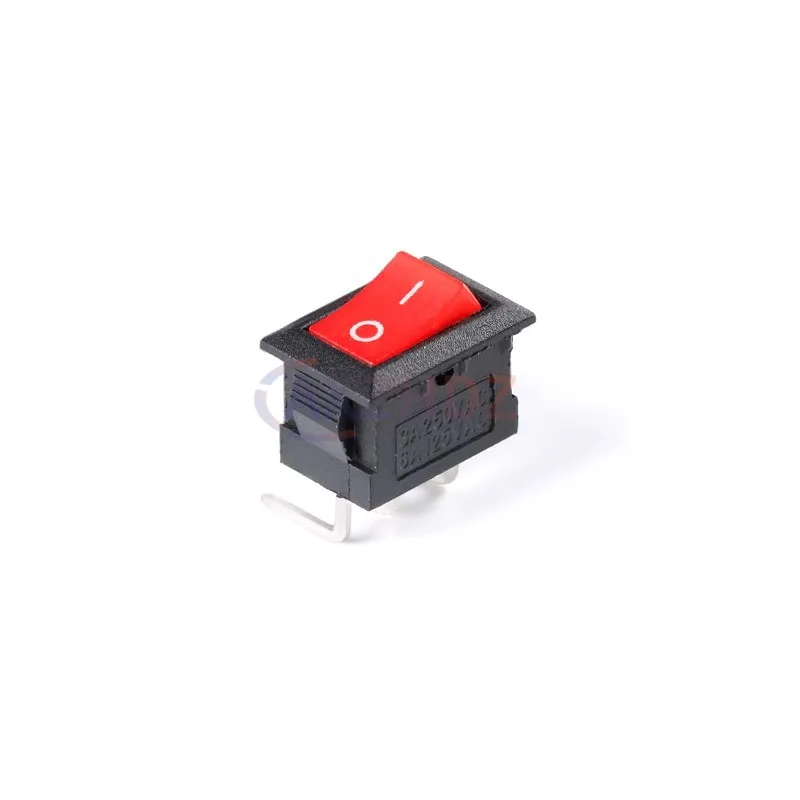 10PCS KCD11 Rocker Switch 10*15mm Mini Push Button Switch ON-OFF / ON-OFF-ON 2 Pins / 3 Pins 3A 250VAC / 6A 125VAC 10x15mm