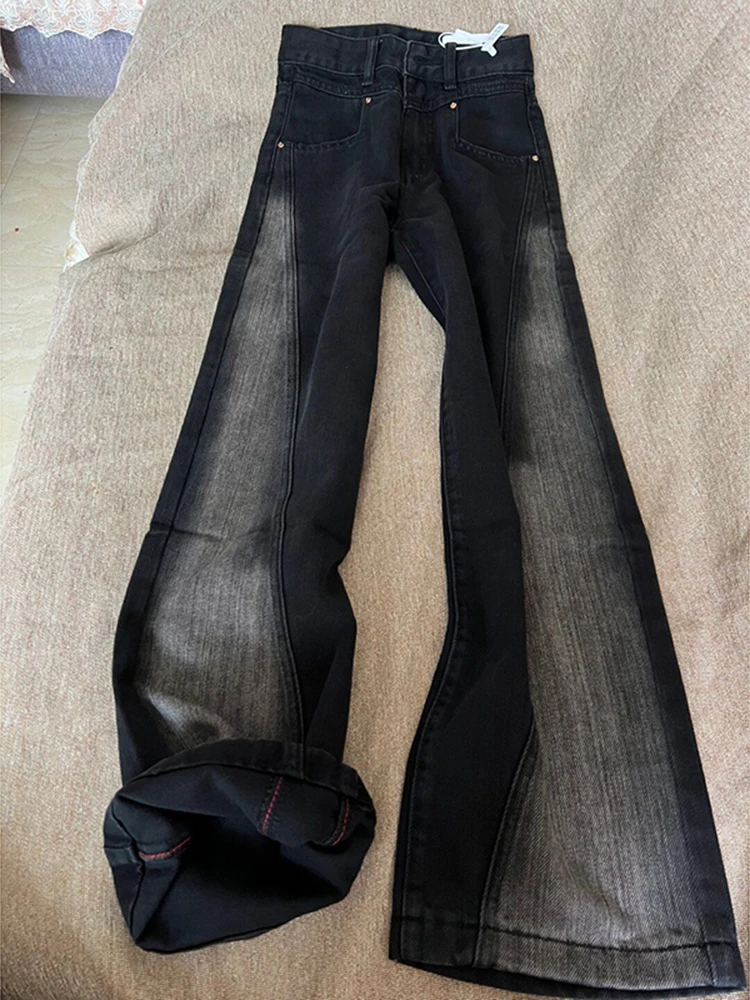 

plus Size Bla Wide Leg Jeans Women's High Waist Straight Leg Long Pants Autumn New Sle Pear ape Slimming Trousers