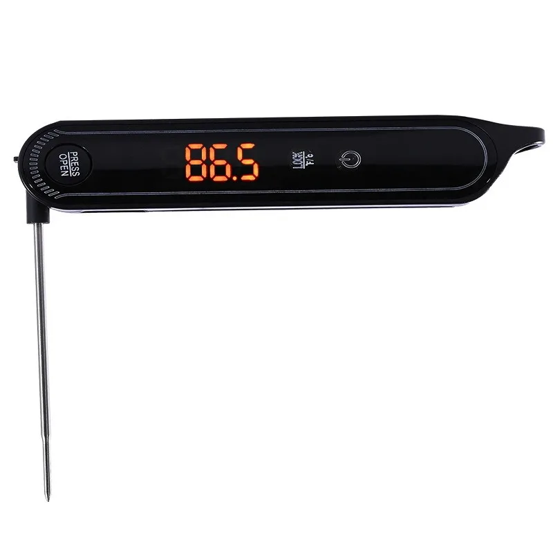 New LED Luminous Folding Barbecue and Grill Thermometer 5 Seconds Fast Temperature Measurement Food Oil Thermometer