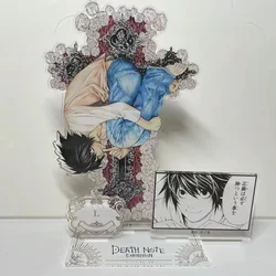 Figuras de acción de DEATH NOTE, soporte acrílico de Anime periférico, adornos de moda para niños, modelos de niñas, decoración de coche, regalo ligero Yagami