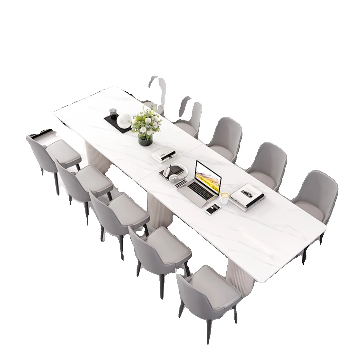 

Slate conference table long table desk workbench business beauty salon meeting guests