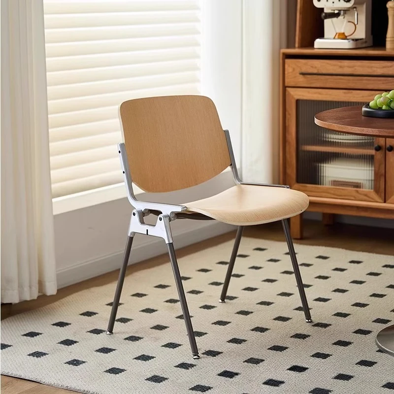 

Medieval backrest dining chair, light luxury high-end negotiation chair