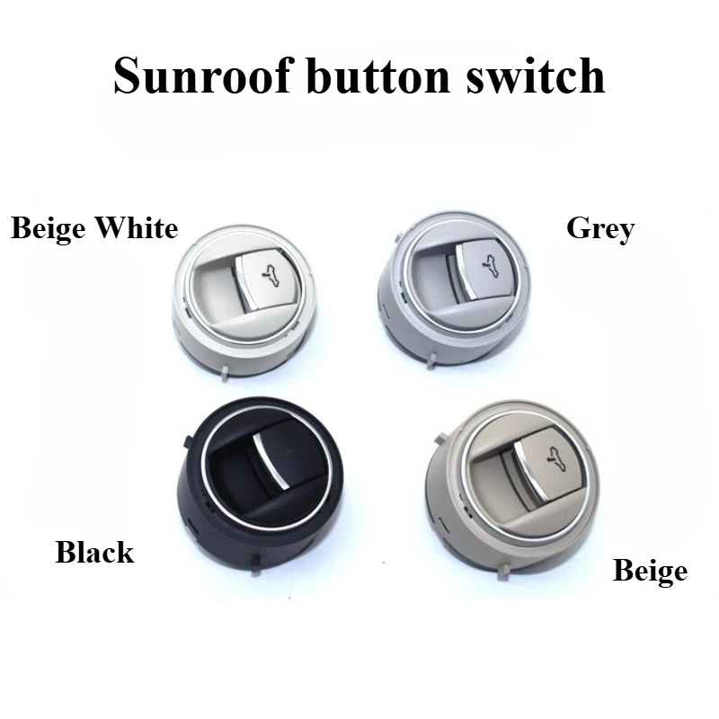

For VW 10-17 Models CC Scirocco Sunroof Switch Ceiling Light Switch Sunroof Knob