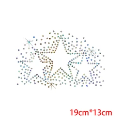 Colorful Flash Sequins Applique Stars Patch Iron On Transfer DIY Washable Top Iron on Patches Termoadhesivos Para Ropa