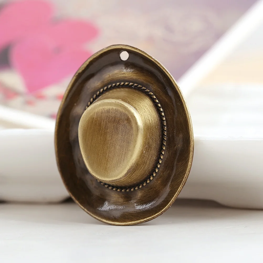 

6pcs Hat Pendant Charms Vintage Alloy Necklace Hat Pendant Charm Making DIY Jewelry Crafts Retro Style Accessories
